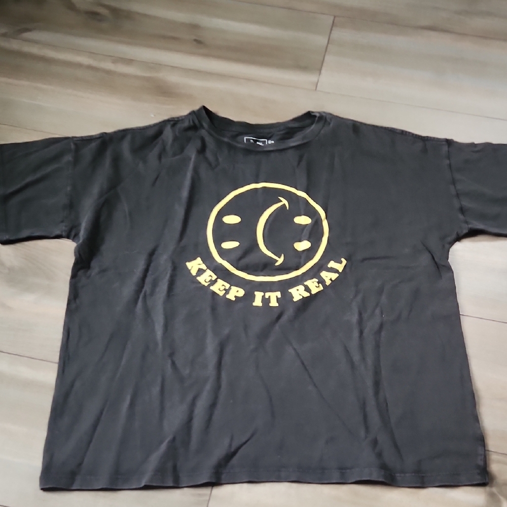 Black Graphic Kids T-Shirt 16-18